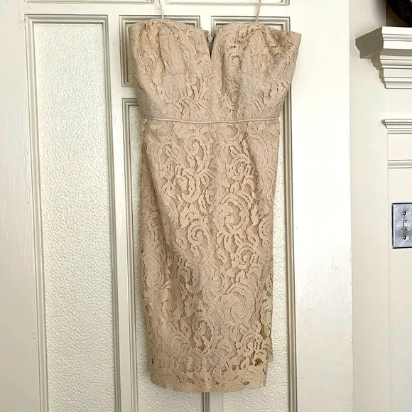 Champagne J.Crew Bridesmaid Dress